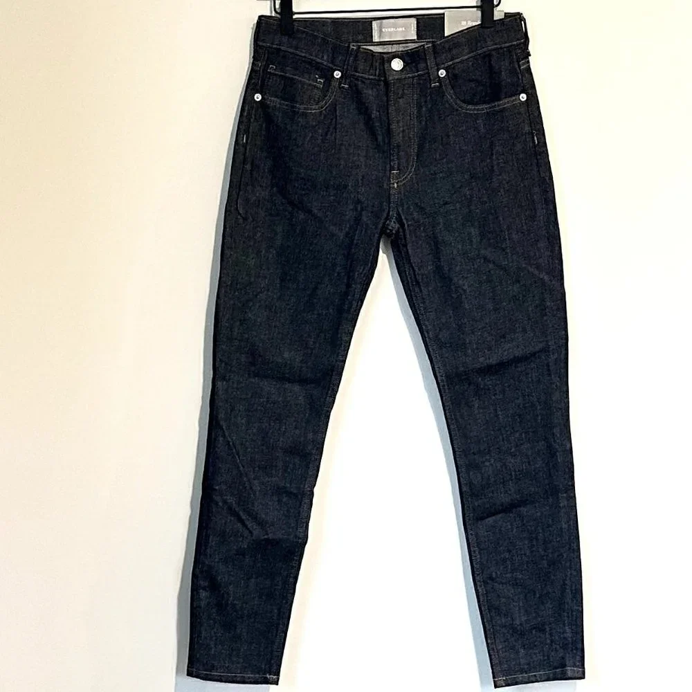 NWT Everlane Blue The Mid Rise Skinny - Size 28 Regular